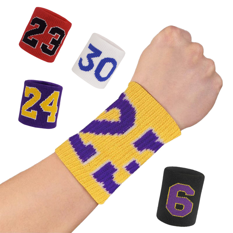 Wristband Pair Sweat - สายรัดข้อมือเล่นกีฬากันเหงื่อสำหรับสายรัดข้อมือฟิตเนสบาสเกตบอล1ชิ้น