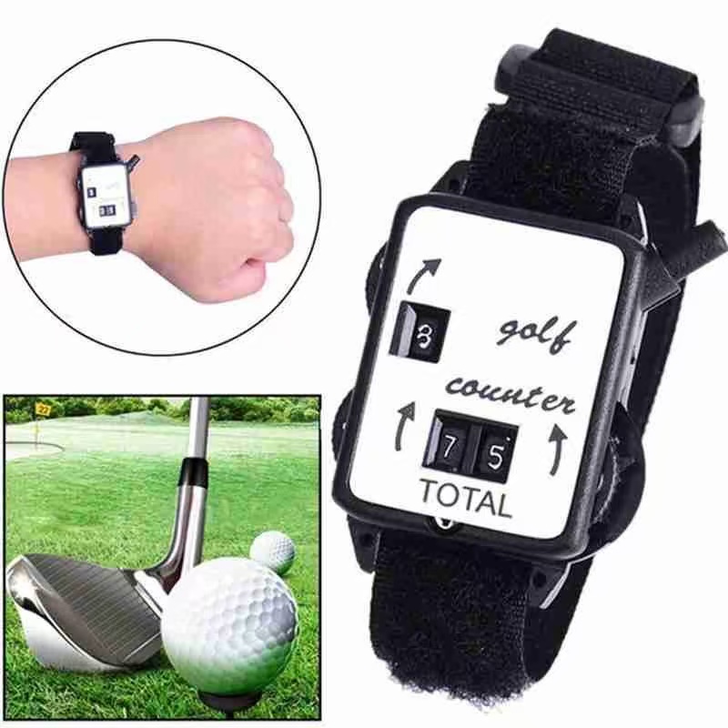 Badminton Score Counter - เครื่องนับจำนวนกอล์ฟแบบแมนนวลพร้อมสายรัดข้อมือ - นาฬิกาบันทึกคะแนนแบบพกพาสำหรับการพัตต์ การว่ายน้ำ การเล่นแบดมินตัน และการฝึกกีฬา