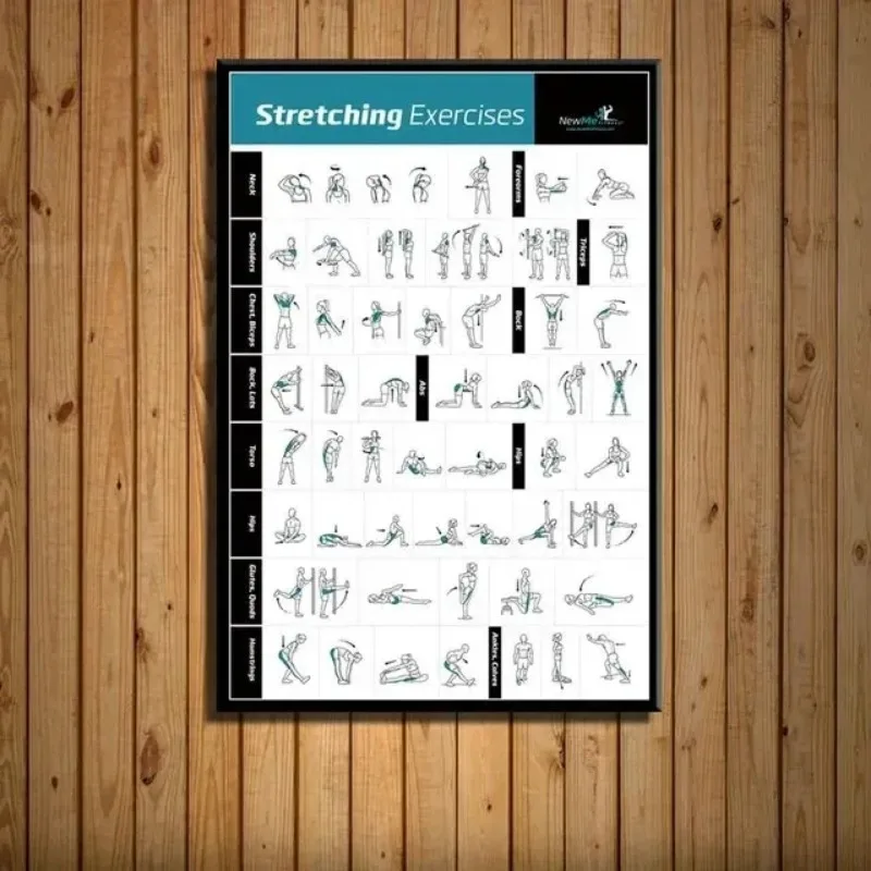 Badminton Poster - แผนภูมิการฝึกออกกำลังกาย GYM ฟิตเนสเพาะกายศิลปะบนกำแพงโปสเตอร์มินิมอลลิสต์พิมพ์ภาพวาดผ้าใบสำหรับตกแต่งบ้านโมเดิร์น
