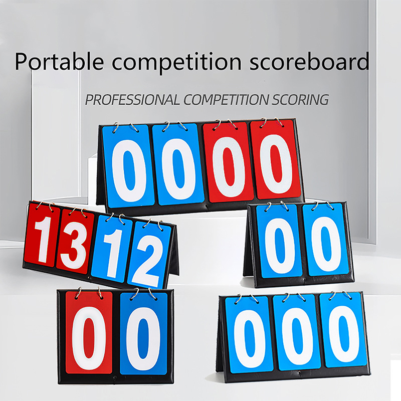 Badminton Score Counter - 1PC กระดานคะแนนแบบตั้งโต๊ะกระดานคะแนนแบบพกพาเครื่องนับคะแนนบาสเกตบอลสำหรับบาสเกตบอลแบดมินตันวอลเลย์บอล