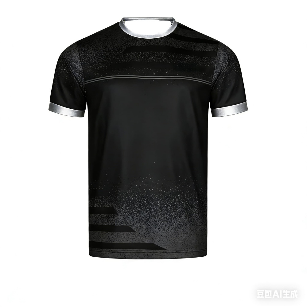 Badminton Wallpaper - เสื้อยืดเทเบิลเทนนิสผู้ชายลายไล่เฉดสี เสื้อยืดแบดมินตันระบายอากาศสำหรับฤดูร้อน เสื้อยืดเทเบิลเทนนิสแขนสั้น แห้งเร็ว