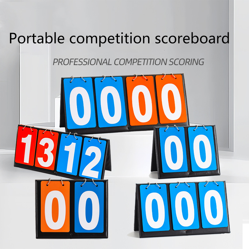 Badminton Score Counter - 1PC กระดานคะแนนแบบตั้งโต๊ะกระดานคะแนนแบบพกพาเครื่องนับคะแนนบาสเกตบอลสำหรับบาสเกตบอลแบดมินตันวอลเลย์บอล