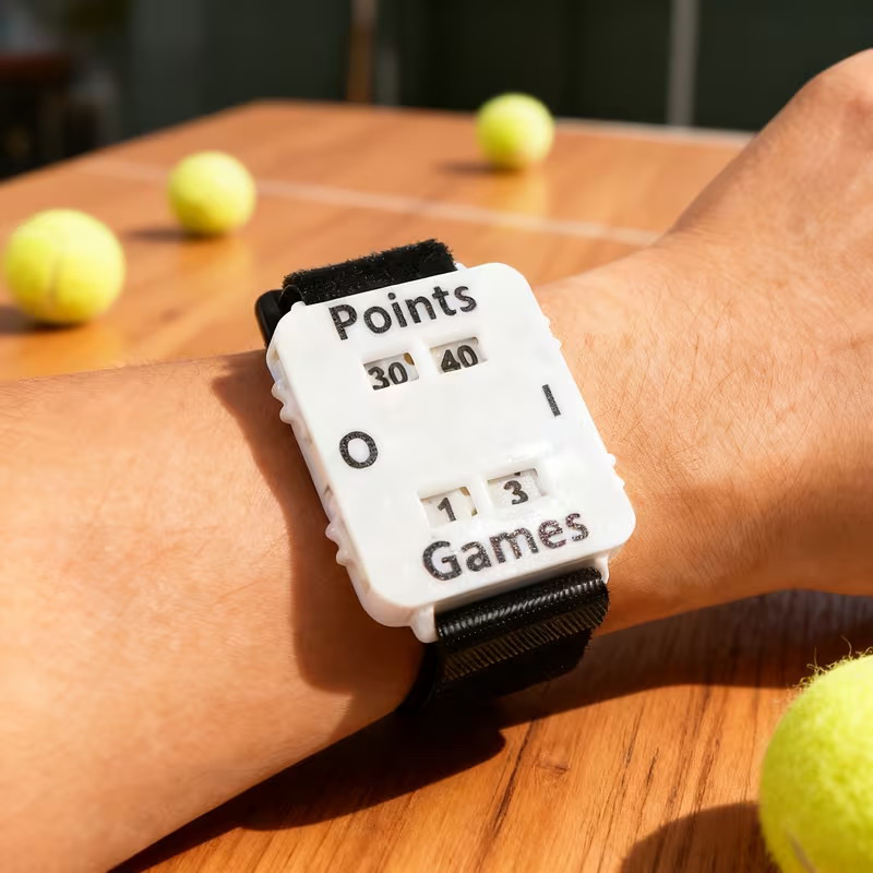 สายรัดข้อมือสำหรับนับคะแนนแบบพ - Badminton Score Counter บทวิจารณ์และราคา