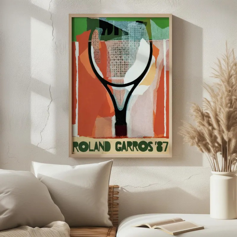 โปสเตอร์เกมเทนนิสสมัยใหม่วินเท - Badminton Poster บทวิจารณ์และราคา