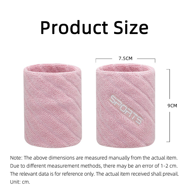 สายรัดข้อมือผ้าฝ้ายยืดหยุ่น 1  - Wristband Pair Sweat บทวิจารณ์และราคา