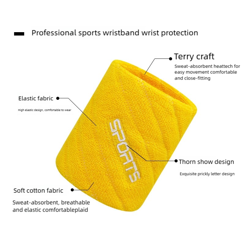 สายรัดข้อมือผ้าฝ้ายยืดหยุ่น 1  - Wristband Pair Sweat บทวิจารณ์และราคา