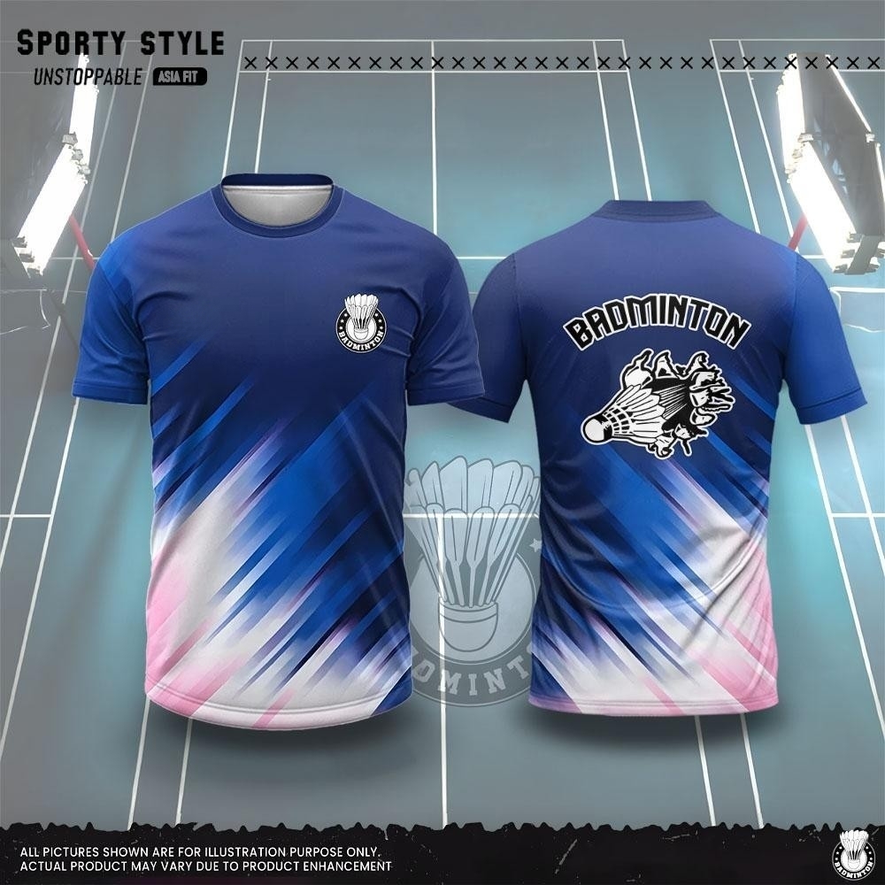 เสื้อยืดผู้ชายแฟชั่นลายพิมพ์ 3 - Badminton Wallpaper บทวิจารณ์และราคา