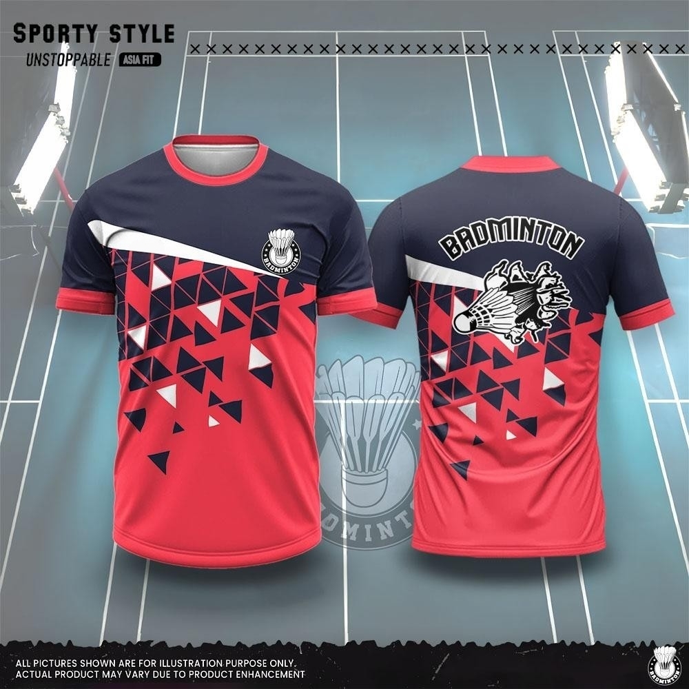 เสื้อยืดผู้ชายแฟชั่นลายพิมพ์ 3 - Badminton Wallpaper บทวิจารณ์และราคา