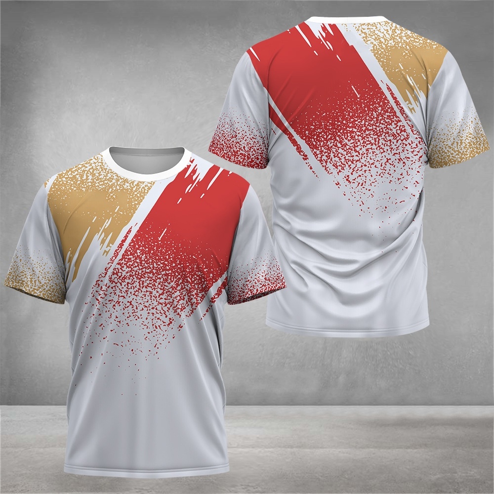 เสื้อยืดผู้ชายสำหรับออกกำลังกา - Badminton Emoji บทวิจารณ์และราคา