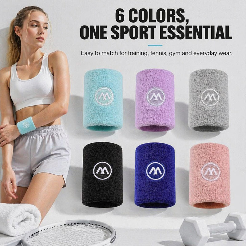 สายรัดข้อมือสำหรับเล่นกีฬาแบบด - Wristband Pair Sweat บทวิจารณ์และราคา