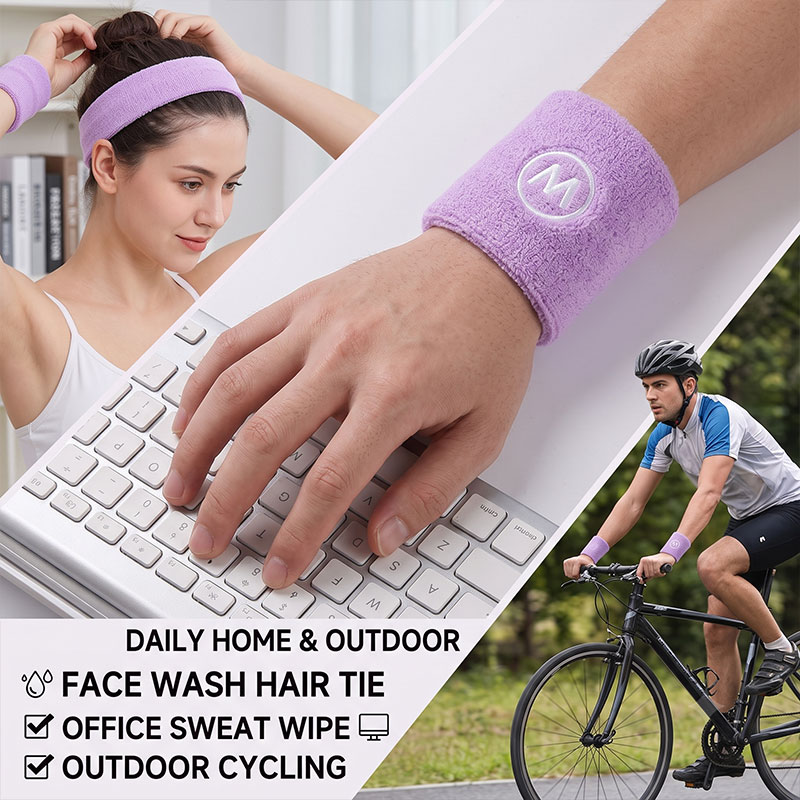 สายรัดข้อมือสำหรับเล่นกีฬาแบบด - Wristband Pair Sweat บทวิจารณ์และราคา