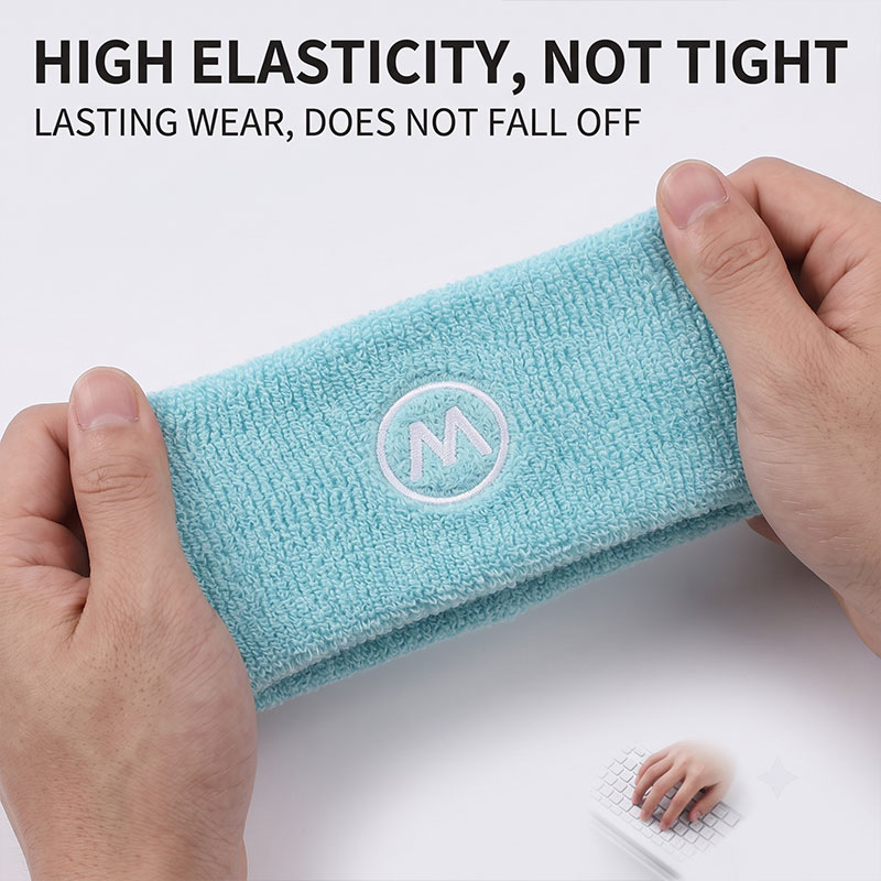 สายรัดข้อมือสำหรับเล่นกีฬาแบบด - Wristband Pair Sweat บทวิจารณ์และราคา