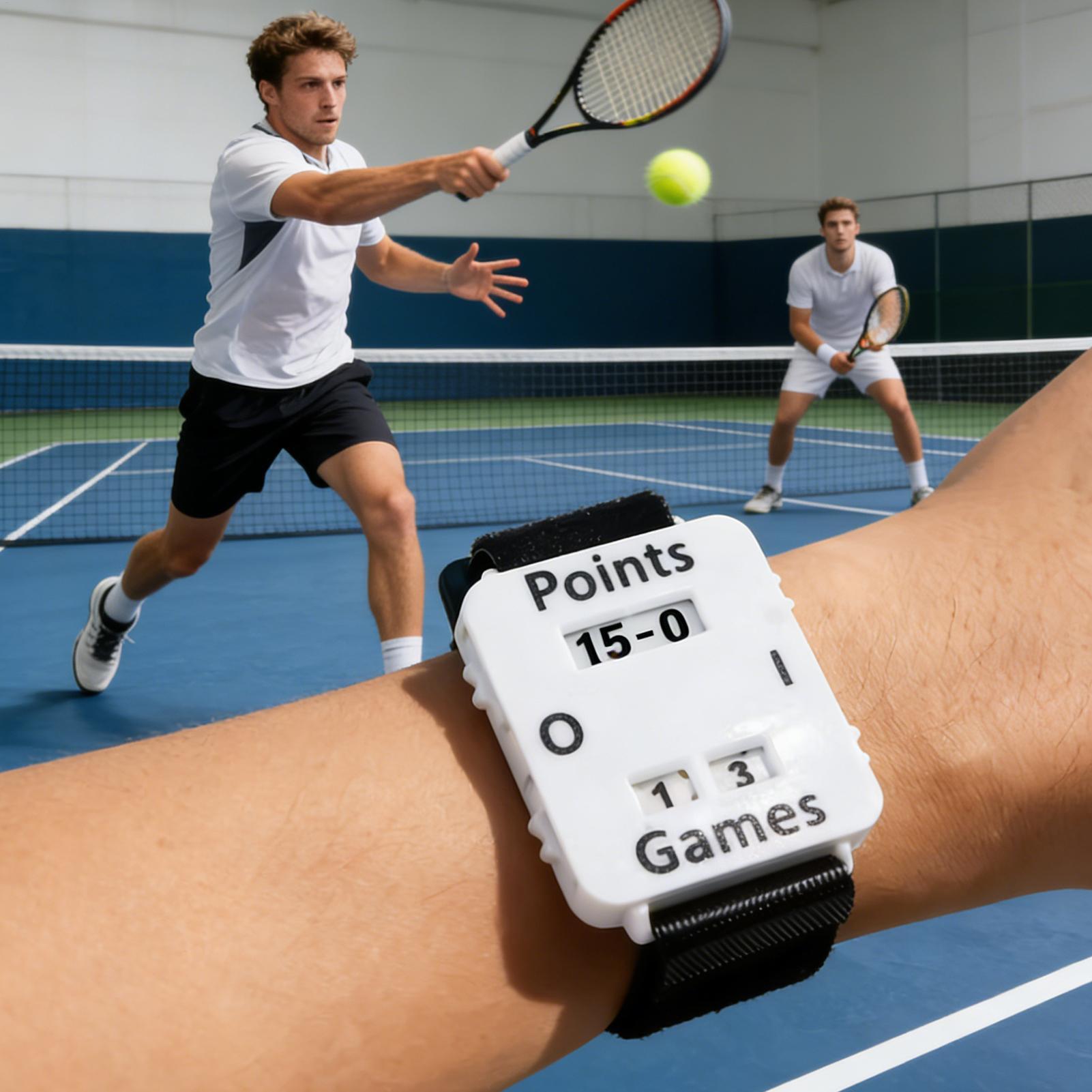 สายรัดข้อมือสำหรับนับคะแนนแบบพ - Badminton Score Counter บทวิจารณ์และราคา