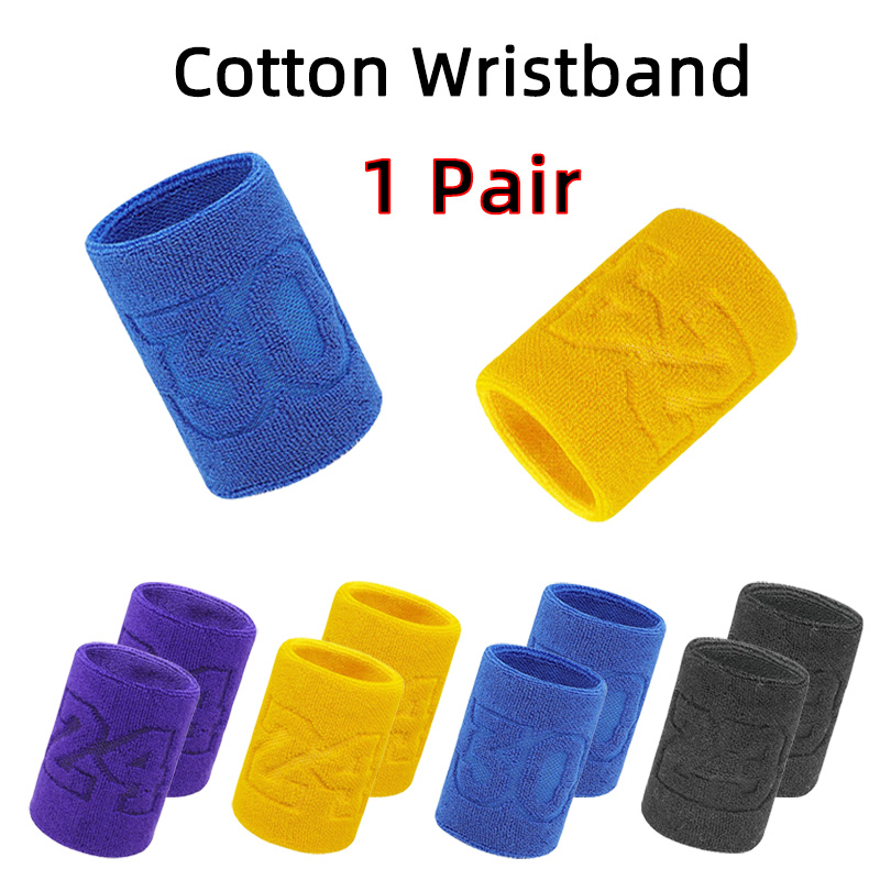 อุปกรณ์พยุงข้อมือยางยืดคอตตอน1 - Wristband Pair Sweat บทวิจารณ์และราคา