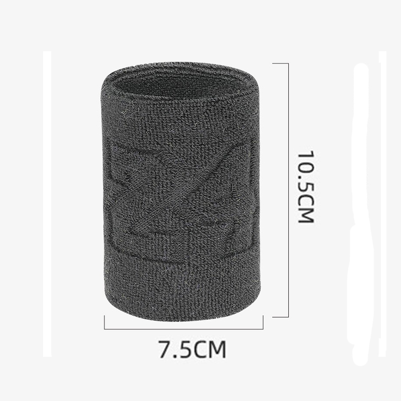 อุปกรณ์พยุงข้อมือยางยืดคอตตอน1 - Wristband Pair Sweat บทวิจารณ์และราคา
