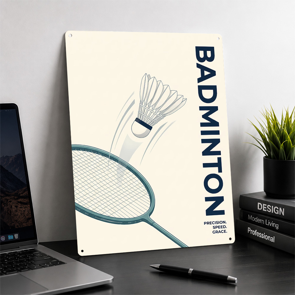 โปสเตอร์กีฬาแบดมินตันสไตล์มินิ - Badminton Poster บทวิจารณ์และราคา